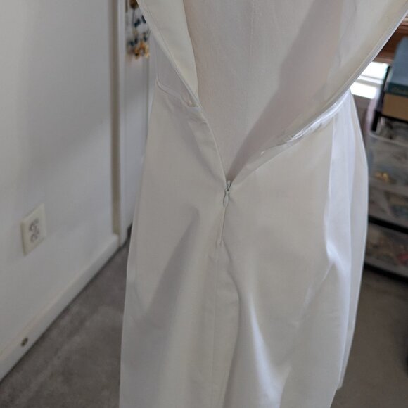 Elie Tahari Beautiful White Sleeveless Dress- NWT Size 2 - Picture 7 of 15